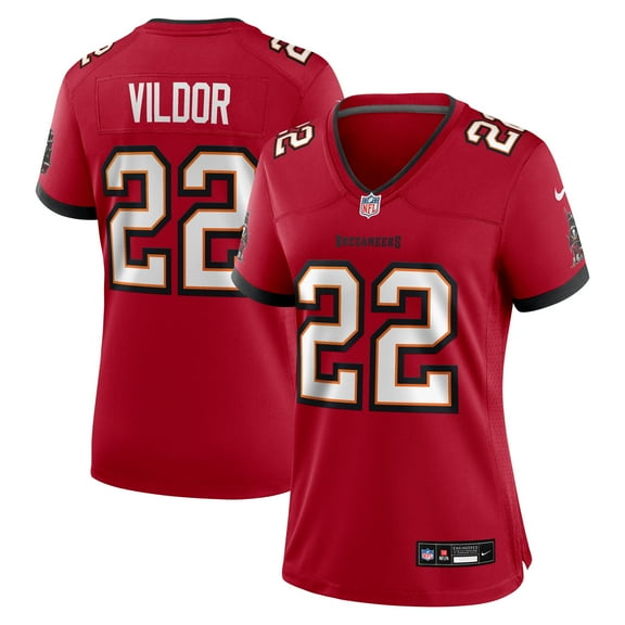 Women's Nike Kindle Vildor Red Tampa Bay Buccaneers Team Game Jersey