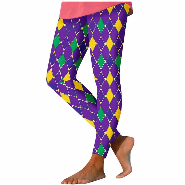 Pantalones de Yoga de Cintura Alta Corazón de las Mujeres Imprimido Pantalones de Yoga Largos con Tela Elástica, Correr Y Entrenamiento Medias para el Gimnasio, Pantalones Sueltos Casuales para el Us
