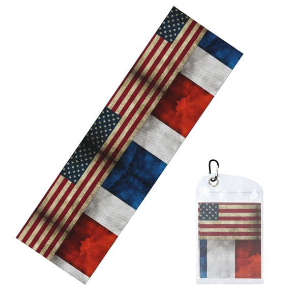 United-States Russian Flag Cooling Towel (39.4"X11.8") Chilly Sports Towel Quick-Drying Neck Cooling Wraps For Sweat