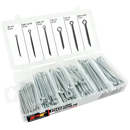 Performance Tool W5206 150pc Large Cotter Pin Assortment Performance Tool W5206 150pc Large Cotter Pin Assortment