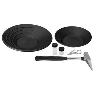  8 Piece Professional Gold Pan Kit with 10 and 12 Panning  with Sifting Pan & Prospecting Accessories : Patio, Lawn & Garden