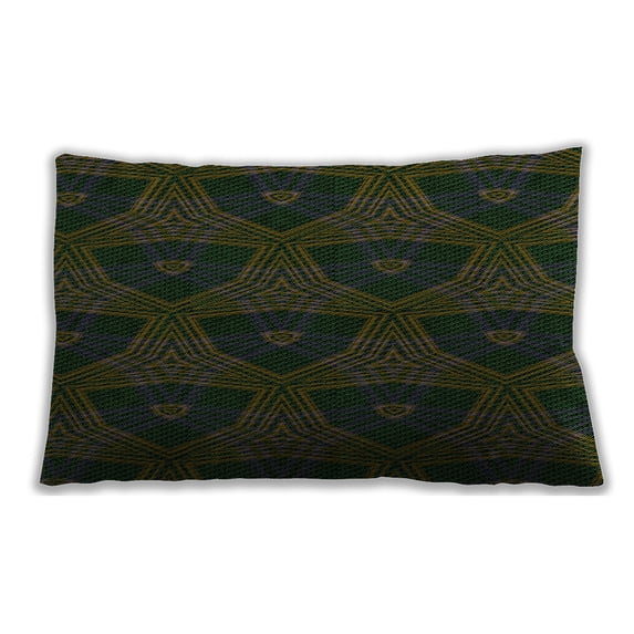 Ahgly Company Indoor Rectangular Contemporary Lumbar Throw Pillow, 13 inch by 19 inch