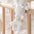 thumbnail image 5 of Kiddiway Baby Teether Hanging Toy for Soothing with Attachment - Plush Figurine Style, Baby Car Toys & Stroller Toys, Soft Silicone BPA-Free Teether, Sensory Play, Crib Hanging,a, 5 of 7