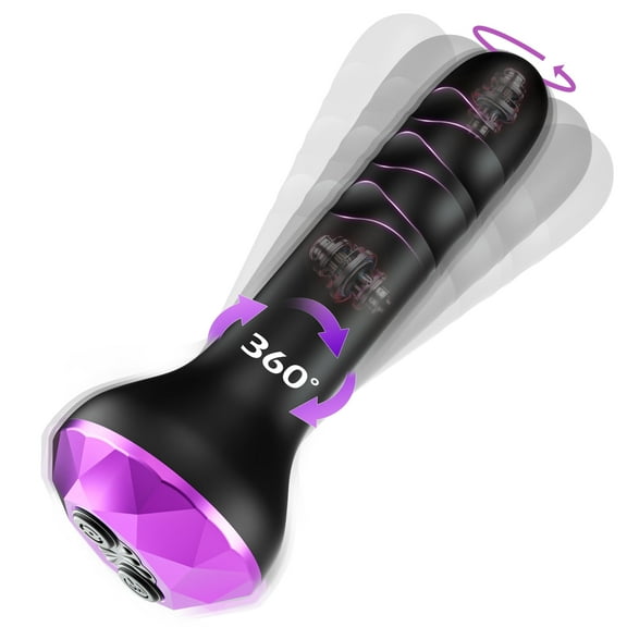 Vibrating Butt Plug Anal Toys, KERERO Prostate Massager with 10 Vibrating & Rotating Modes, Beginner-Friendly Anal Plug Sex Toys for Men & Women,Anal Vibrator and Adult Sex Toys