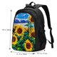 thumbnail image 5 of Balery Landscape With Sunflowers Mochila con carga USB para hombre y mujer - Mochila impermeable y antirrobo para portátil con puerto USB para viajes, trabajo, estudios y universidad, 5 of 7