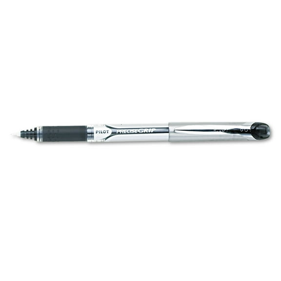 Pilot Precise Grip Extra-Fine Capped Rolling Ball Pens - Extra Fine Pen Point - 0.5 Mm Pen Point Size - Black - Black
