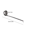 thumbnail image 3 of Cateissary Seguro para pequeños cucharones y cucharas de acero inoxidable para todas las ocasiones Cucharón de sopa Versátil Fácil de limpiar Cocina y Comedor Tipo 4, 3 of 6
