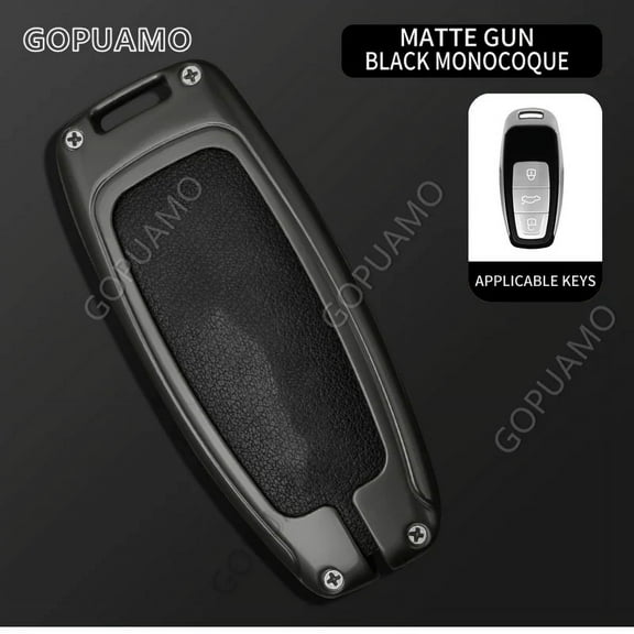 For Audi C-style three button A6 A7 A8 E-tron Q8 C8 D5 A1 A3 TTS RS 8S Car Accessories Fashion Car Remote Key Case Cover Shell