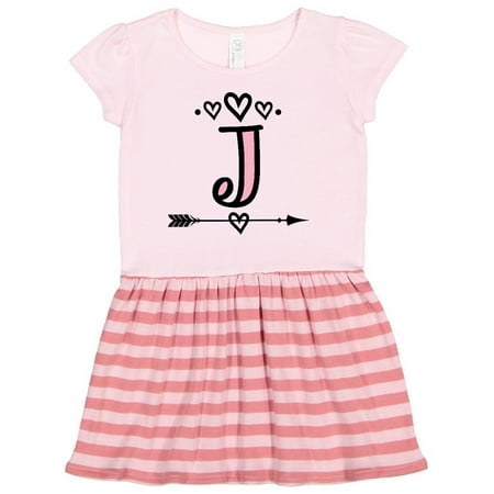 

Inktastic Letter J Monogram Tribal Arrow Gift Toddler Girl Dress