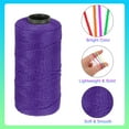 thumbnail image 4 of Uxcell Nylon String Twisted Mason Line Twine for DIY Projects Gardening Gift Wrapping Purple, 4 of 6