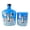 Set B, variant on Artemis 2 Mission Whiskey Bottle with Intricate Space-Themed Illustrations Whiskey Glass for Space Enthusiasts and Collectors