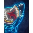 thumbnail image 2 of Glowneon Shark Neon Sign, Shark Led Sign, Animal Sign Wall Decor, 2 of 4
