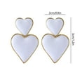 thumbnail image 3 of Pendientes de San Valentín, pendientes de San Valentín para mujer, regalos de San Valentín para ella, pendientes de corazón para mujer, joyería de moda para adolescentes, niñas y adolescentes, pendien, 3 of 7
