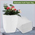 thumbnail image 2 of Bolsa de papel Kraft lavable, macetas de flores y plantas, cestas de almacenamiento para el hogar, contenedor organizador de 12x12cm, 2 of 8