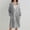 A291 Gray, variant on Women's Long Zip Up Fleece Coat Polka Dot Fuzzy Jacket Oversized Fluffy Warm Cardigan with Pockets Fall Winter Lounge Outerwear