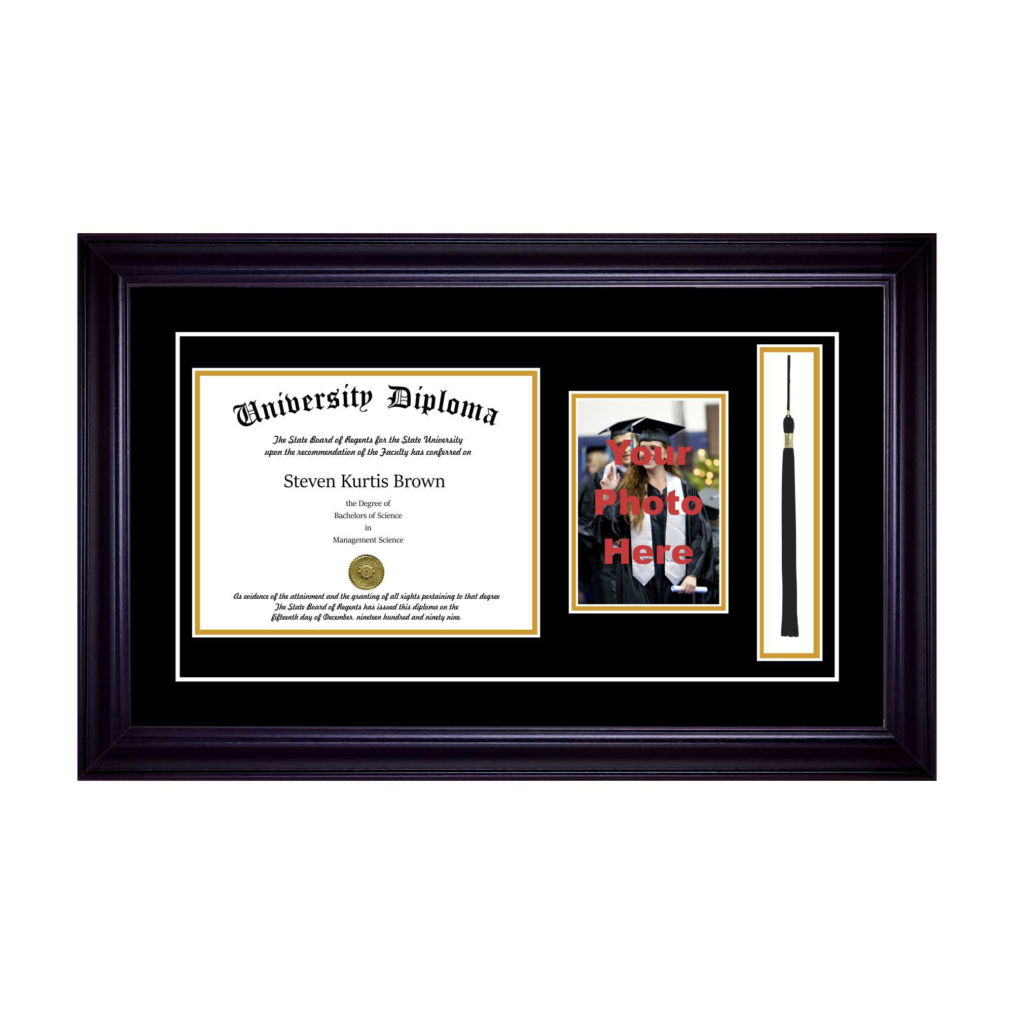 6x8,8.5x11,11x14 Customizable Double Diploma Tassel 5x7 Picture Frame 2020 