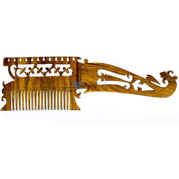 Finely Crafted Handmade Rosewood Combs & Hair Brush | Hair Mustache Tail Beard Brush | Nagina International (Chopper)