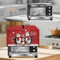 thumbnail image 5 of FOR U DESIGNS Penguin Music Note Pattern Microwave Oven Cover Foldable Machine Protector Decorative Dustproof Protections for Toaster Oven Christmas Decoration Accessories-S, 5 of 8