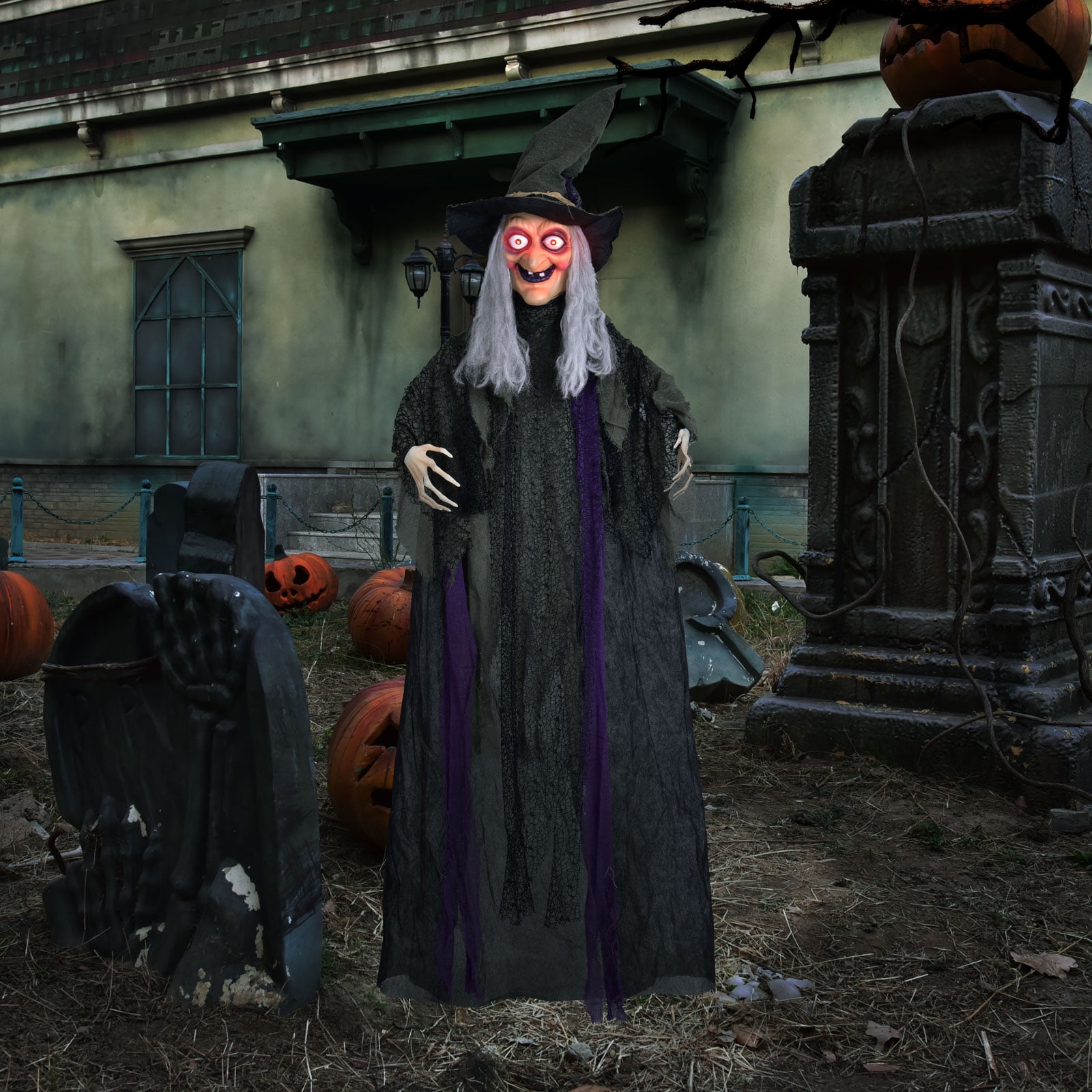 Buy Fun Little Toys Glow in the Dark Witch Decor with Sound, 80