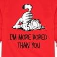 thumbnail image 3 of Garfield - More Bored Than You - Toddler And Youth Long Sleeve Graphic T-Shirt, 3 of 5