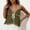 Army Green, variant on Sleeveless Tops for Women Summer Solid Color Halter Tee Shirts Leisure Loose Fit Sleeveless Standard Straps Summer Tops