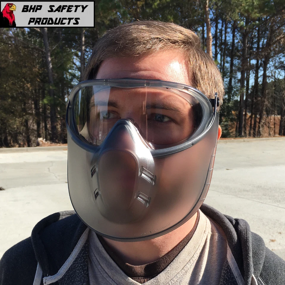 CIRCLE- Pyramex Capstone Lab Safety Goggle With Adjustable Face Shield Gg504Tshield
