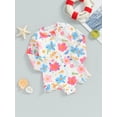 thumbnail image 5 of pengnight Kids Baby Girl Summer Rash Guard Swimsuits,12M 18M 24M 2Tb 3T 4T 5T Floral Print Zipper Long Sleeve One-Piece Jumpsuit Swimwear Toddler Bathing Suits Beachwear, 5 of 9