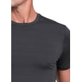 thumbnail image 2 of RBX Active Men's Crewneck Quick Drying Jacquard Short Sleeve Workout Tee, 2 of 4
