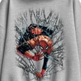 thumbnail image 2 of Marvel - Spider-Man Webs Render - Women's Oversized Fleece Hoodie Sweatshirt, 2 of 4