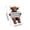 C, variant on Cow Resin Trailer Hitch Cover, 5.12 in Funny Animal Truck Accessory with 4 Interchangeable Signs, 2-Inch Receiver, Weather-Resistant Car Decor