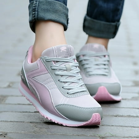

Bxzhiri Women s Fashion Casual Breathable Lace Up Sports Running Sneakers Walking Shoes
