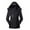 F-Black, variant on Kcodviy Women's Faux Wool Coat 25K Jacket Blouse Thin Coat Trench Warm Up Jacket Women Long Ladies Slim Long Full Length Leopard Print Coat Belt Elegant Overcoat Outwear