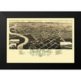 thumbnail image 2 of Stoner 24x17 Black Modern Framed Museum Art Print Titled - Miles City Montana - Stoner 1883, 2 of 5