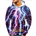 thumbnail image 4 of Nouveau Sweat à Capuche Abstrait Coloré Éclair 3d Hommes/femmes Automne et Hiver Pull Amusant, 4 of 4