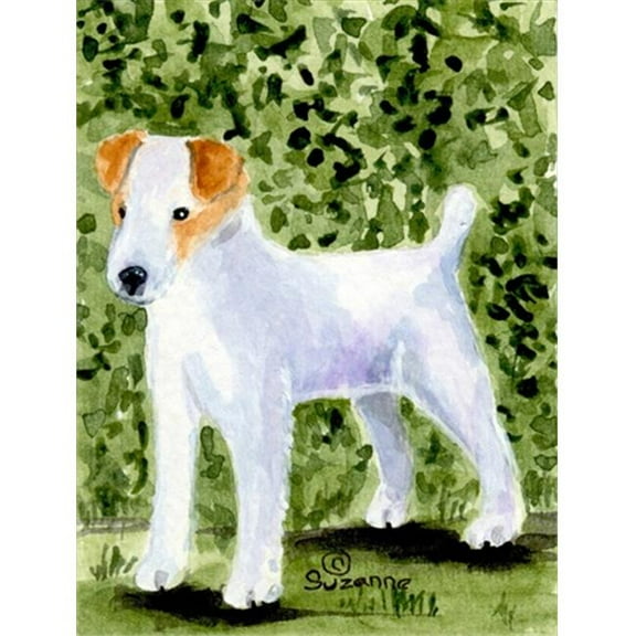28 x 40 in. Jack Russell Terrier House Size Canvas Flag