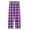 Purple-01, variant on BLVB Unisex Kids Plaid Pajama Pants Lounge Sleep Bottoms for 4–16 Years Boys Girls Soft Loungewear with Pockets(Red-01,15-16 Years)