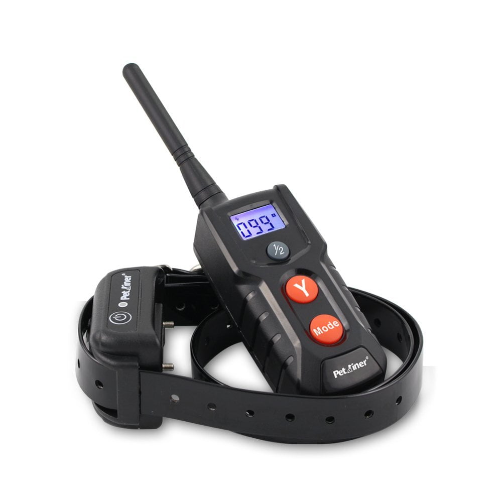 Petrainer PET916 330 yd Remote Rechargeable & Waterproof Dog Training Shock Collar with Tone Vibration Static Shock... by Petrainer