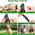 thumbnail image 7 of GJX Outdoor Wireless Dog Fence, Electric Fence for 2 Dogs Shocks Training Collar Remote 2-in-1, Wireless Pet Containment System with Adjustable Vibration & Shock, Waterproof Training Collar, 7 of 7