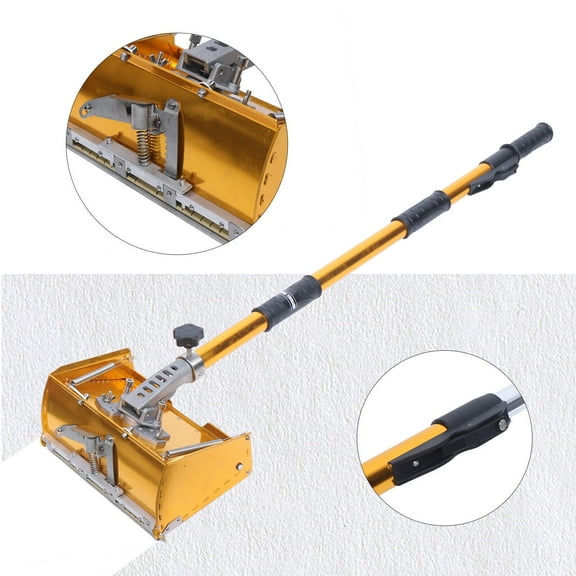 DENEST Professional Drywall Flat Finishing Box Tool w/ 40-64 Inch Adjustable Handle