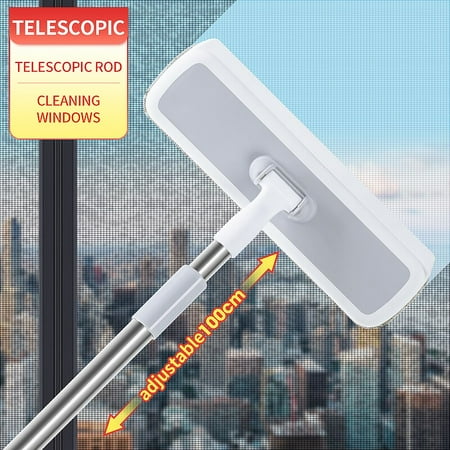 

Window Cleaning Brush Cleaning Window Home Tools Accessories Shrinkable 180° Rotation Grooming Hair Hook Multifunction Brush