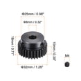thumbnail image 2 of Unique Bargains 8mm Aperture 30T Mod 1 45# Steel Spur Diff Differential Motor Pinion Gear, 2 of 5
