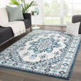 thumbnail image 5 of Jaipur Living Haverhill Medallion Turquoise White Area Rug 8'10"X12', 5 of 5