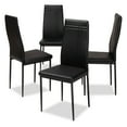 thumbnail image 5 of Baxton Studio Modern Faux Leather Dining Chair 4-Piece Set by  White, 5 of 5