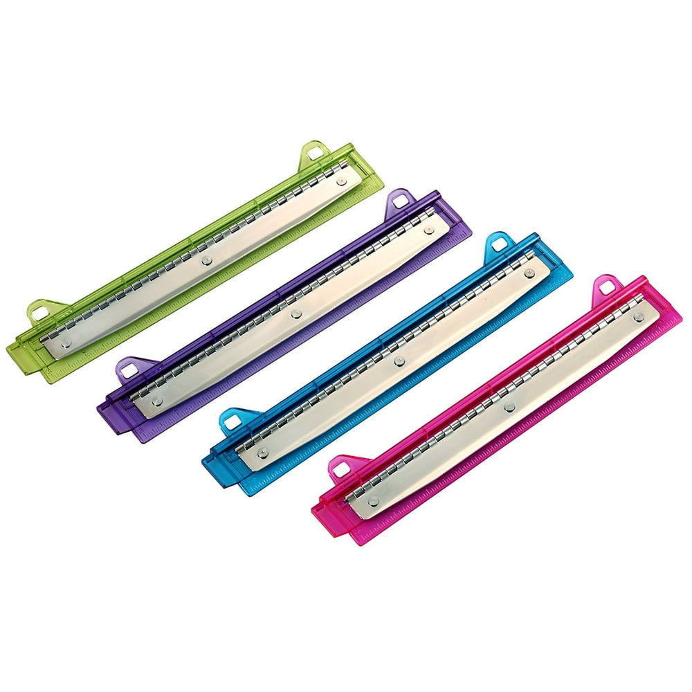 Bostitch 3 Ring Binder 3 Hole Punch, 5 Sheets, Assorted Colors (RBHP4C