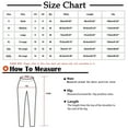 thumbnail image 3 of Nrmvnmi Womens Cotton Linen Tapered Pants Drawstring Elastic Waist Hollow Out Lace Pants Casual Trousers with Pockets Mothers day Gifts for Wife, 3 of 6