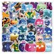 thumbnail image 1 of Pegatinas Bloods Fruits, vinilo impermeable, estilo anime, 60 unidades, 1 of 5