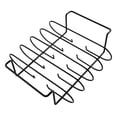 thumbnail image 4 of AURARMLET Outdoor Barbecue Stand Black Portable Barbecue Rack 1Set For Garden Yard Grilling Accessories, 4 of 8