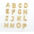 thumbnail image 6 of Bubble Letter Necklace Gold for Women，Charm Balloon Initial Letter Pendant Zirconia Inlaid Necklaces Fashion Gifts Jewelry, 6 of 15