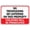 Warning Sign 3, variant on Warning Sign - Notice Gmp Area Ahead Hairnets Beard Nets No Jewelry, 8"x12" Aluminum Metal Tin Sign, Business Hygiene Sign, Food Safety Alert