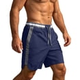 thumbnail image 6 of Men's Cotton Drawstring Shorts Pockets Solid Color Side Shorts Summer Shorts Loose With Pockets Straight Leg Comfortable Casual Everyday Outdoor Vacation Shorts, 6 of 6